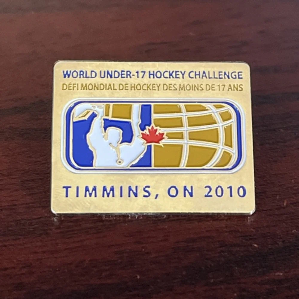 World Under 17 Hockey Challenge Timmons Ontario Canada 2010 Lapel Hat Pin